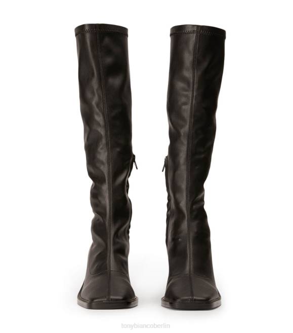 kniehohe Stiefel| de Tony Bianco Frauen Damon-Kalbsstiefel schwarze Venezia 4624425